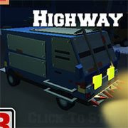 Blocky Zombie Highway