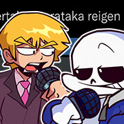 FNF Sans vs Reigen Tumblr man