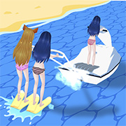 Girl Surfer 3D