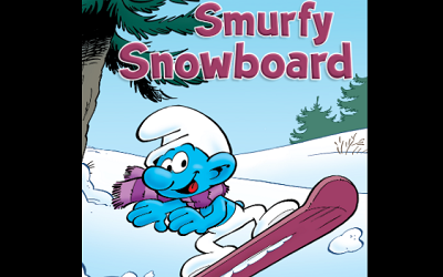 Smurfs Snowboard