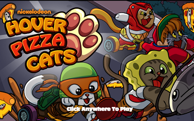 Spongebob Games: Hover Pizza Cats