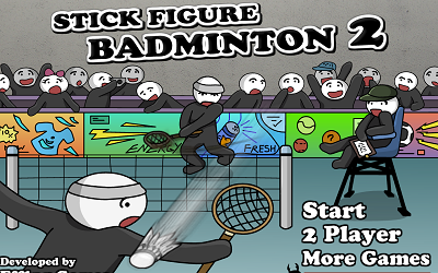 Stick Figure Badminton 2