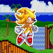 Super Sonic & Hyper Sonic in Sonic 1